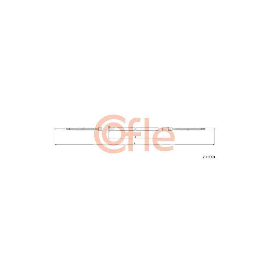 Cofle 18.003 Clutch Cable for Nissan Sunny
