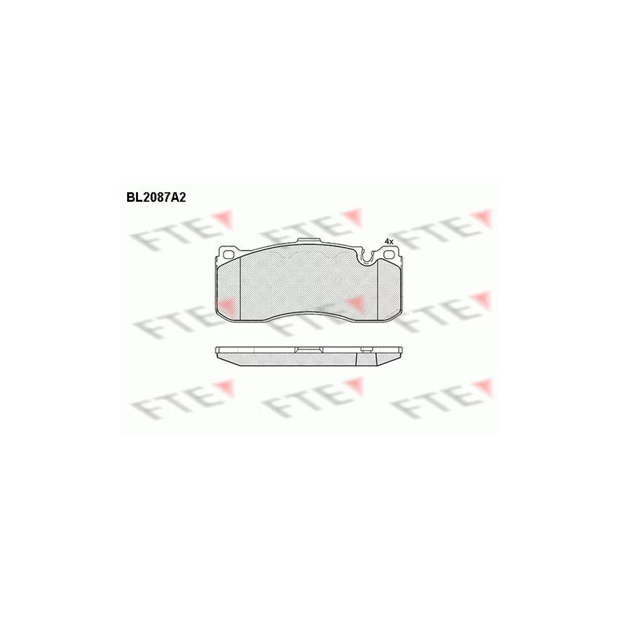 FTE Bl2087A2 Brake Pad Set