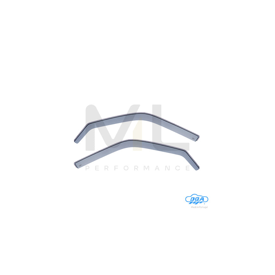DGA 15003 Wind deflectors suitable for MERCEDES-BENZ 190 (W201) Arrow direction, Front, inner