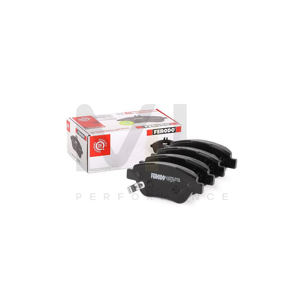 Ferodo FDB1920W Brake Pad Set Premier, With Acoustic Wear Warning, With Brake Caliper Screws, With Piston Clip