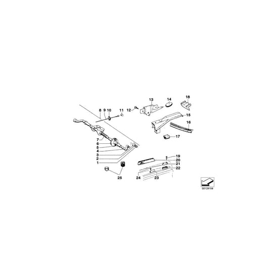 Genuine BMW 51235480164 Bowden Cable (Inc. 2002turbo)