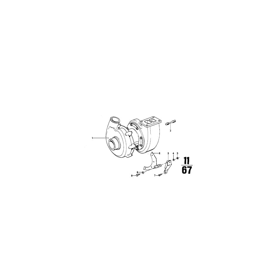 Genuine BMW 11651260838 Screw (Inc. 2002turbo)