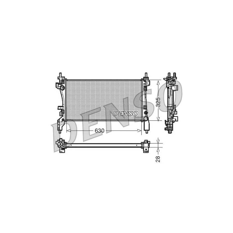 DENSO DRM09173 Engine Radiator