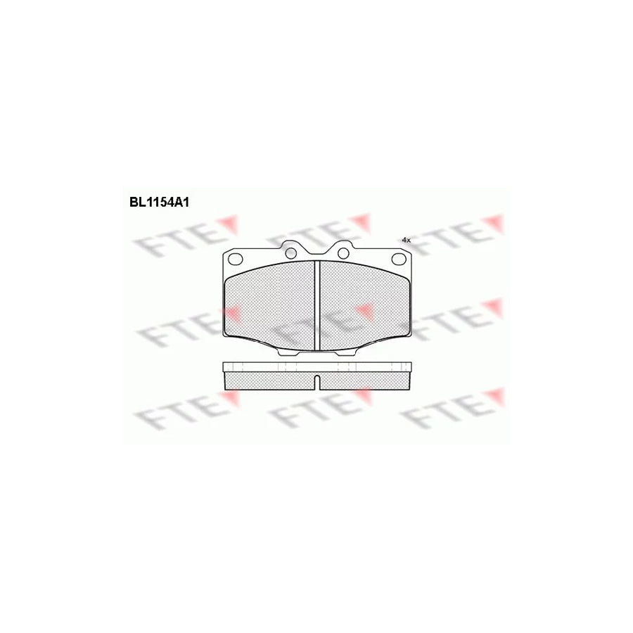 FTE Bl1154A1 Brake Pad Set