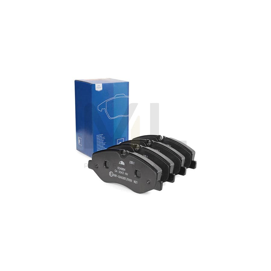 ATE 13.0460-4884.2 Brake pad set excl. wear warning contact, prepared for wear indicator