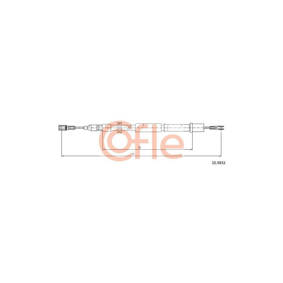 Cofle 10.9832 Hand Brake Cable