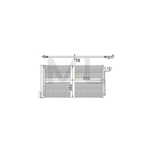 MAHLE ORIGINAL AC 29 000S Air conditioning condenser with dryer | ML Performance Car Parts