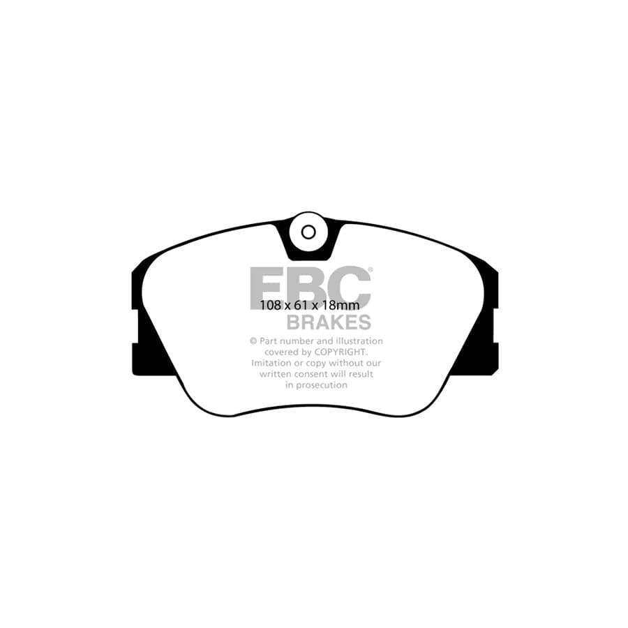 EBC PD40K1196 Mercedes-Benz W124 Ultimax Pad & Plain Disc Kit - ATE Caliper 2 | ML Performance UK Car Parts