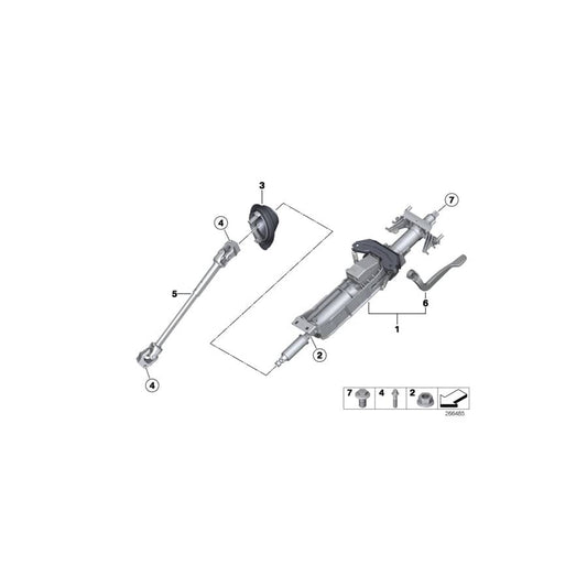Genuine BMW 32306854282 F36 F22 F21 Adjust-Lever (Inc. 435iX, 220dX & 428i)