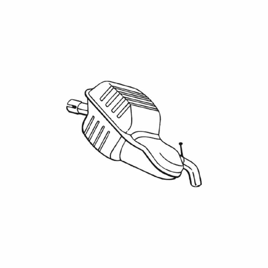 Bosal 235-151 Rear Silencer for Volvo S60 I (P24, 384)