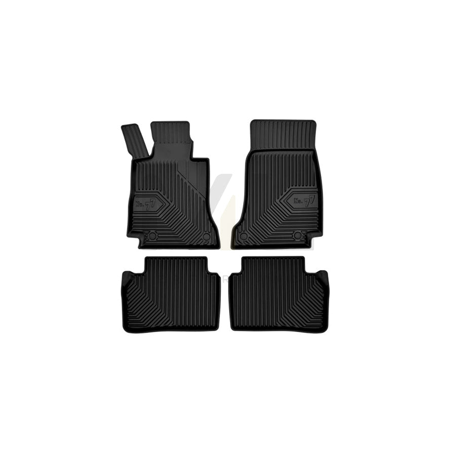 FROGUM Tailored 77407695 Floor mat set suitable for MERCEDES-BENZ E-Class Saloon (W213) Elastomer, Front and Rear, Quantity: 4, Black, (LHD)