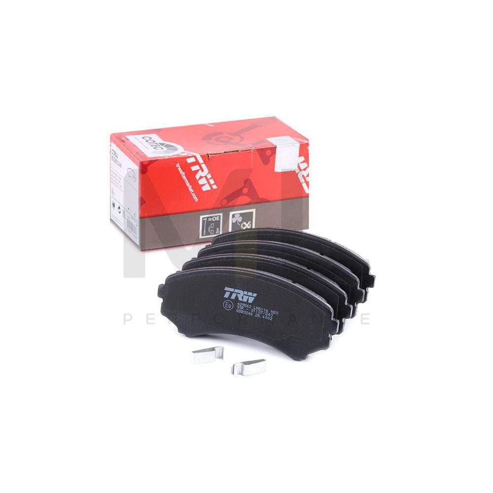 TRW Cotec Gdb3246 Brake Pad Set Not Prepared For Wear Indicator, With Accessories