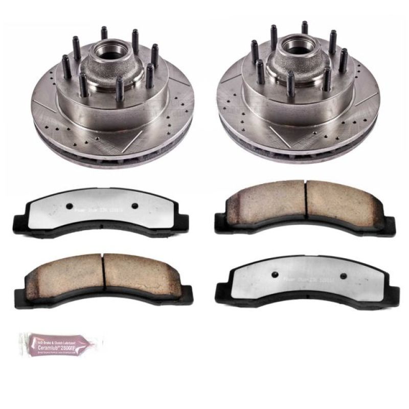 PowerStop Power Stop 99-02 Ford F-350 Super Duty Front Z36 Truck & Tow Brake Kit