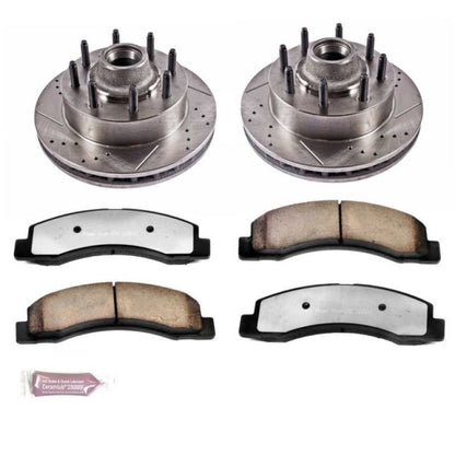 PowerStop Power Stop 99-02 Ford F-350 Super Duty Front Z36 Truck & Tow Brake Kit