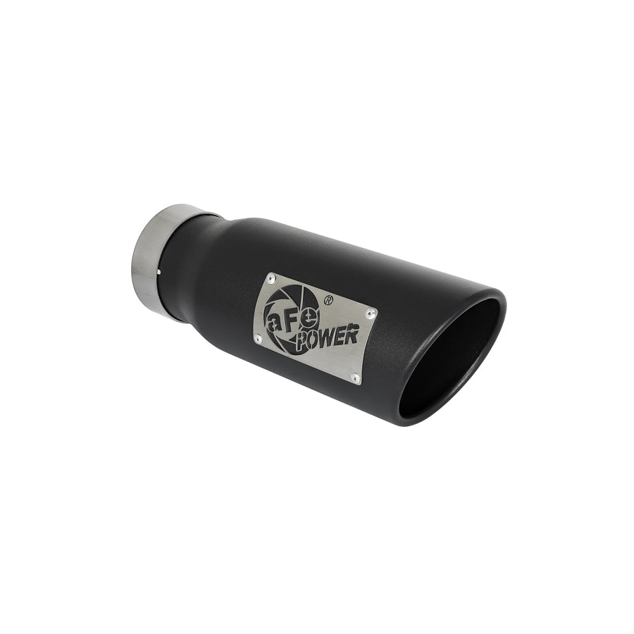 aFe 49T35451-B12 3-1/2 IN Inlet x 4-1/2 IN Outlet x 12 IN L Universal Exhaust Tip