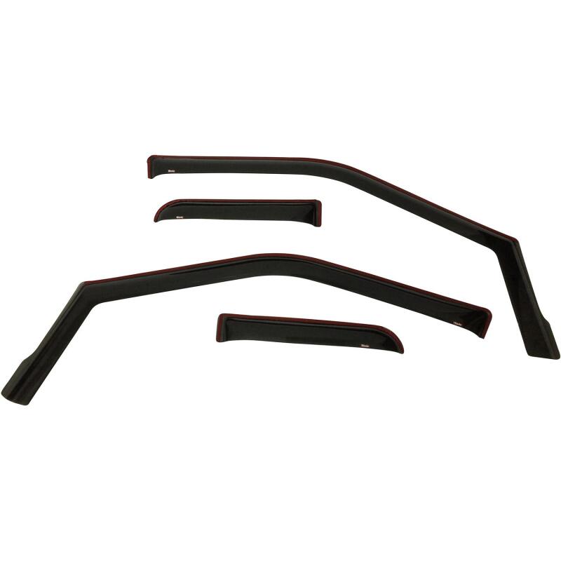 Westin 2015-2018 Ford F-150 SuperCab In-Channel Wind Deflector 4pc - Smoke