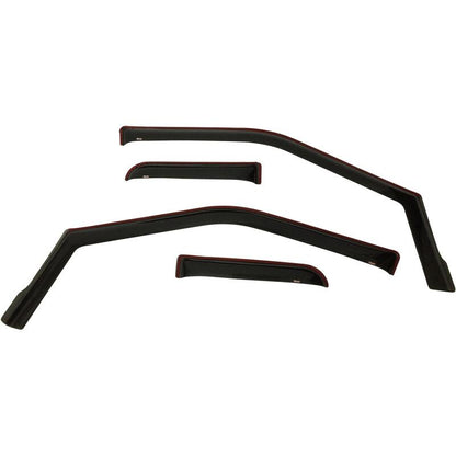 Westin 2015-2018 Ford F-150 SuperCab In-Channel Wind Deflector 4pc - Smoke