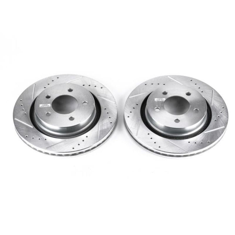 PowerStop Power Stop 99-04 Chrysler 300M Front Evolution Drilled & Slotted Rotors - Pair
