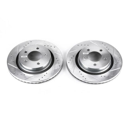 PowerStop Power Stop 99-04 Chrysler 300M Front Evolution Drilled & Slotted Rotors - Pair