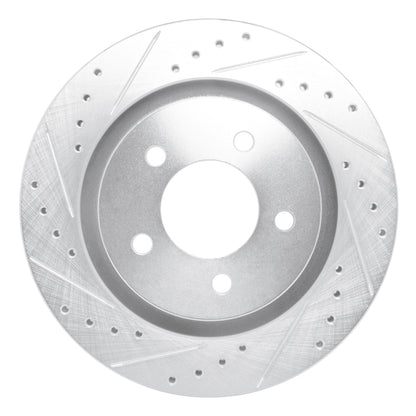R1 Concepts R1 99-04 Chrysler CONCORDE Front Left Drilled & Slotted Silver Brake Rotor