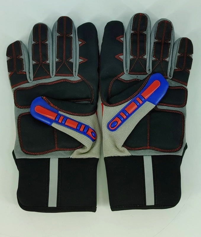 Granatelli Motor Sports Granatelli X-Large Mechanics Work Gloves - Red/Gray/Black