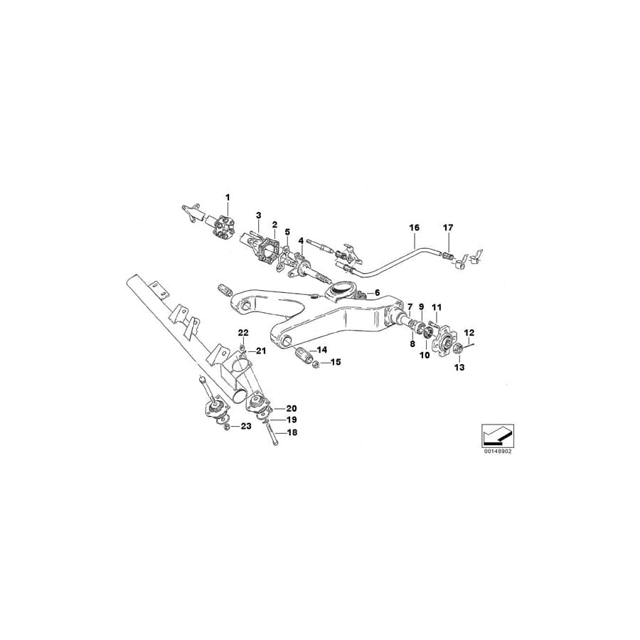 Genuine BMW 07119945045 Split Pin 4X40 (Inc. 700LS, 700LSL & 700)