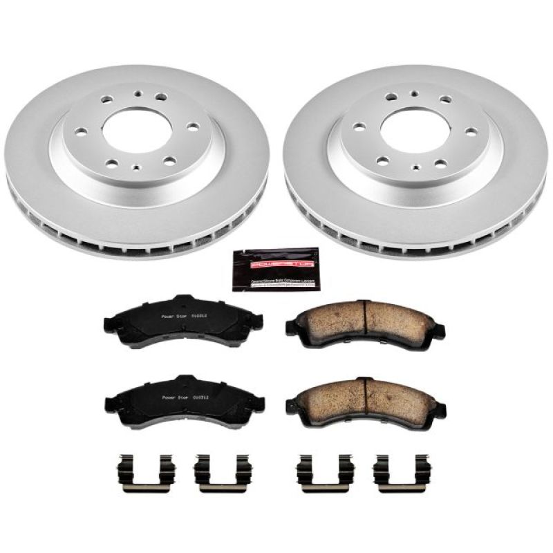 PowerStop Power Stop 04-05 Buick Rainier Front Z17 Evolution Geomet Coated Brake Kit