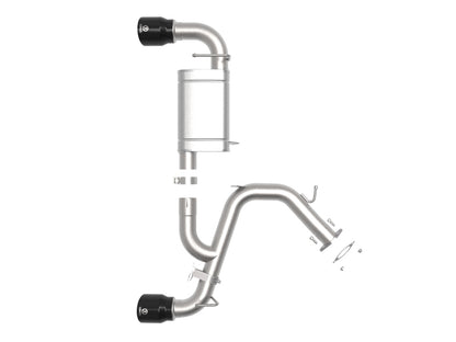 aFe Power Axle Back Exhaust - 19-20 Hyundai Veloster N L4-2.0L (t)