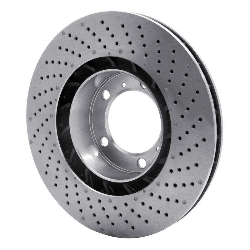 DFC 09-23 Porsche 718 Boxster Left Front Drilled Brake Rotor