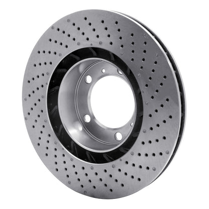 DFC 09-23 Porsche 718 Boxster Left Front Drilled Brake Rotor