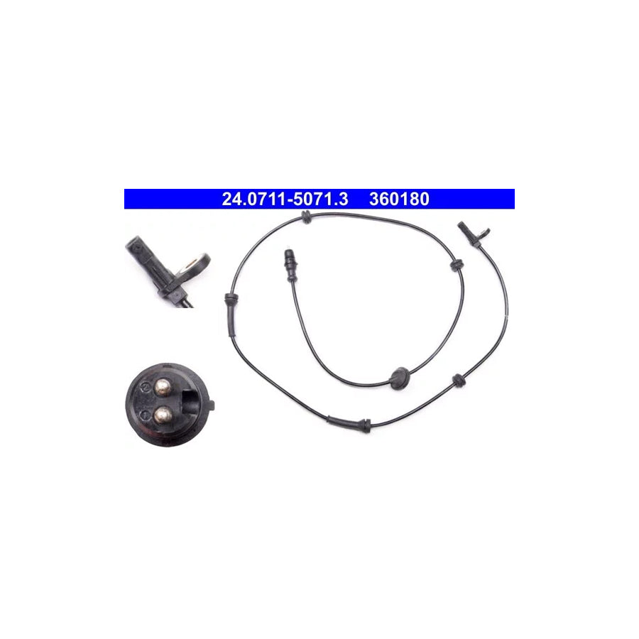 ATE 24.0711-5071.3 Abs Sensor for Fiat Doblo