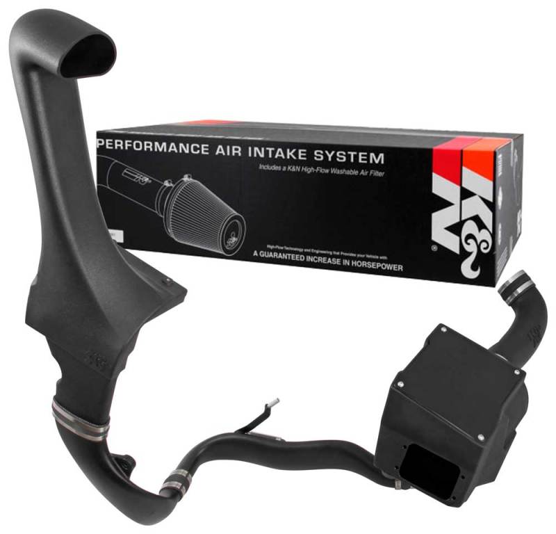 K&N Engineering K&N 12-18 Jeep Wrangler 3.6L V6 Performance Intake Kit w/ Snorkel
