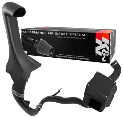 K&N Engineering K&N 12-18 Jeep Wrangler 3.6L V6 Performance Intake Kit w/ Snorkel