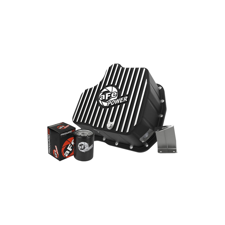aFe 46-71070B Engine Oil Pan GM Diesel Trucks 01-10 V8-6.6L (td) LB7/LLY/LBZ/LMM
