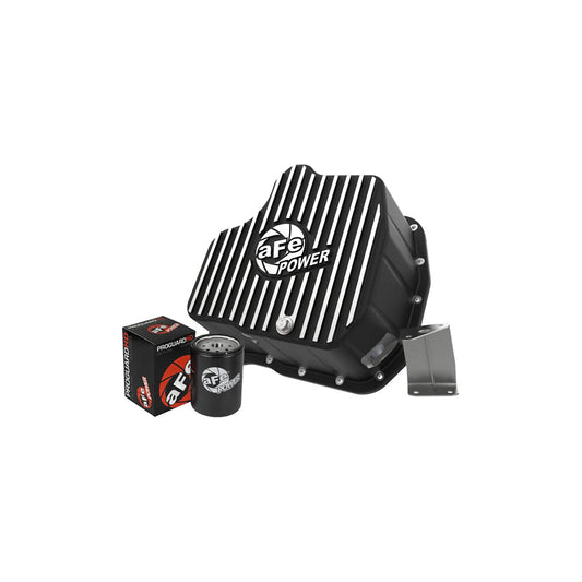 aFe 46-71070B Engine Oil Pan GM Diesel Trucks 01-10 V8-6.6L (td) LB7/LLY/LBZ/LMM
