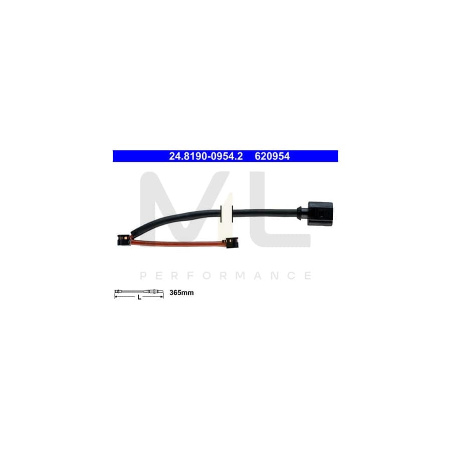 ATE 24.8190-0954.2 Brake pad wear sensor for PORSCHE Cayenne (9PA)