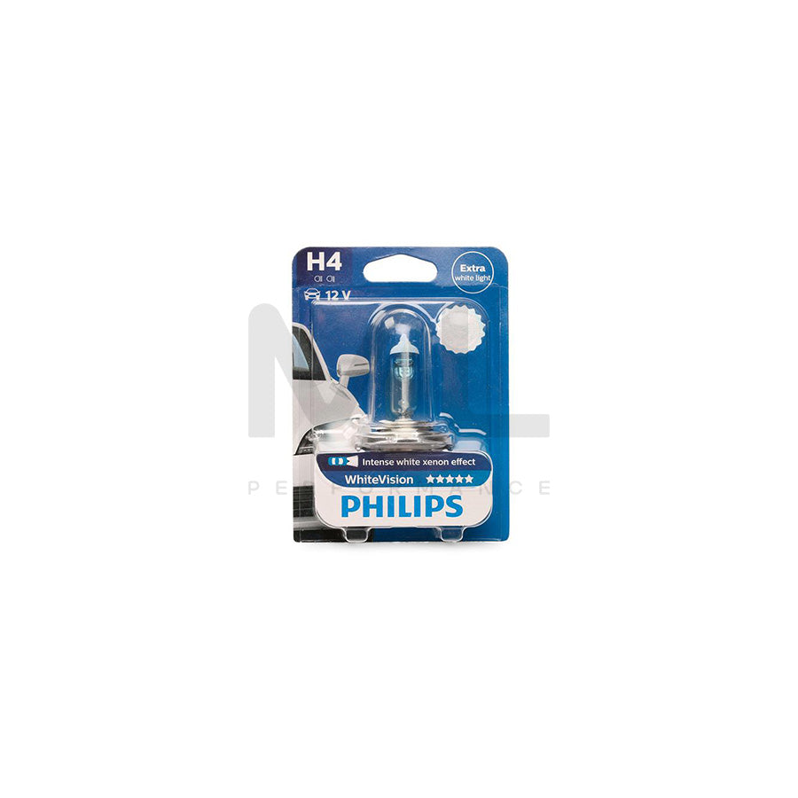 PHILIPS 12342WHVB1 Bulb, spotlight H4 12V 60/55W P43t-38 3700K Halogen