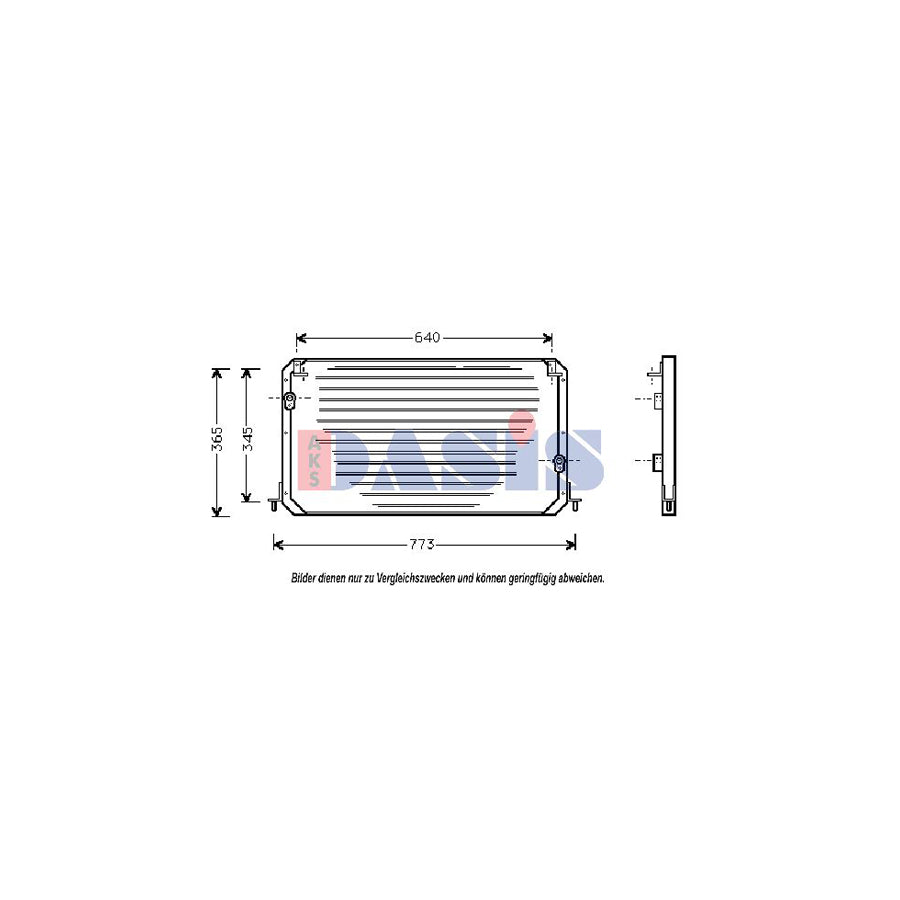 AKS Dasis 212110N Air Conditioning Condenser