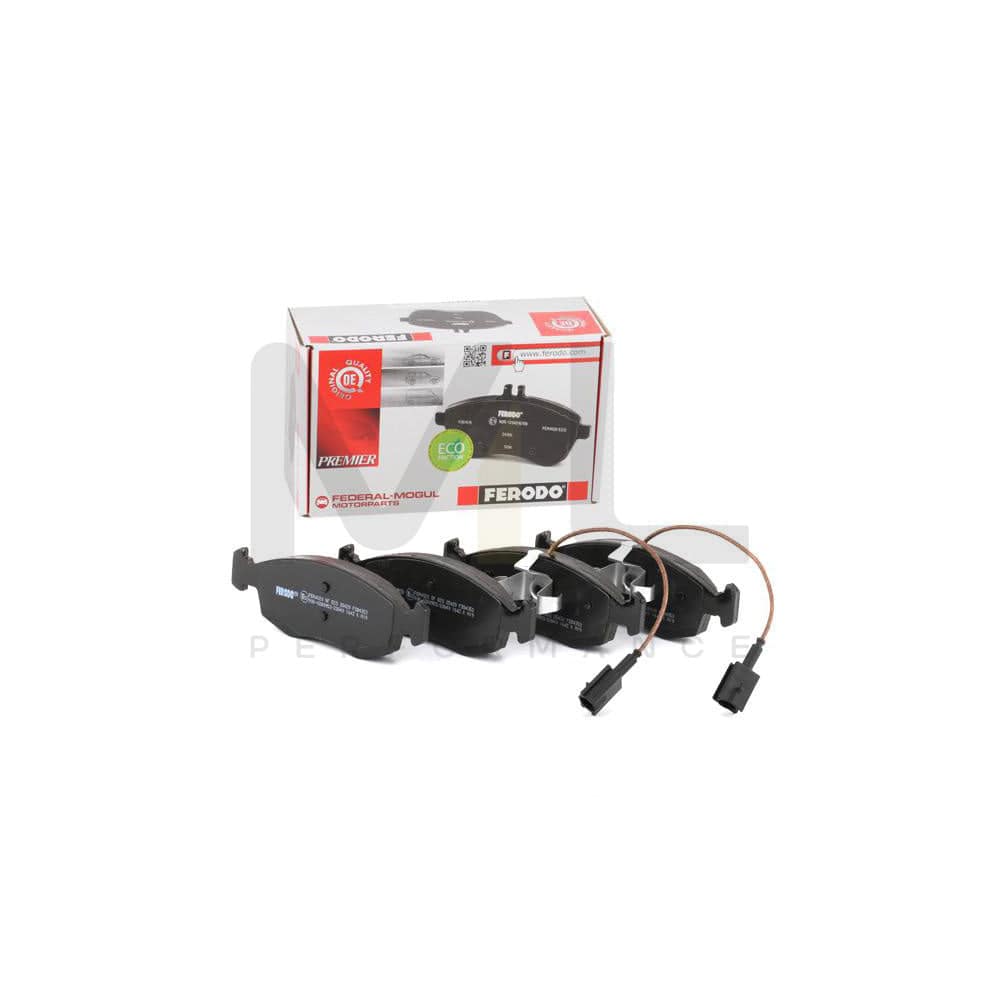 Ferodo Premier Eco Friction FDB4353 Brake Pad Set Incl. Wear Warning Contact, With Piston Clip, Without Accessories