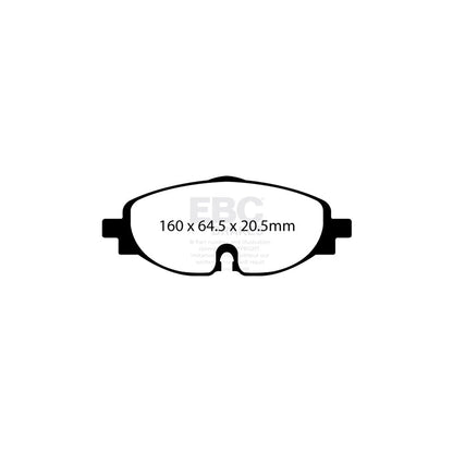 EBC PD01KF1369 Skoda Octavia (5E) Greenstuff Front Brake Pad & Plain Disc Kit  - TRW Caliper 2 | ML Performance UK Car Parts