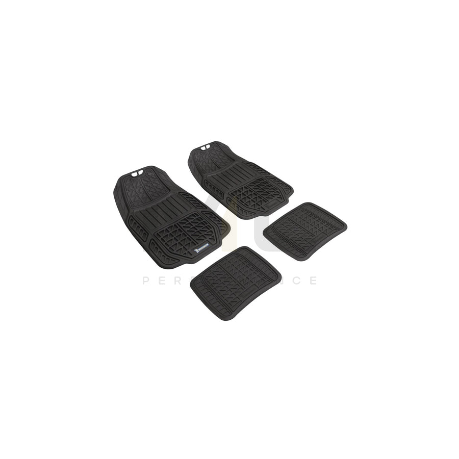 Michelin Universal fit 009077 Floor mat set Elastomer, Front and Rear, Quantity: 4, Black