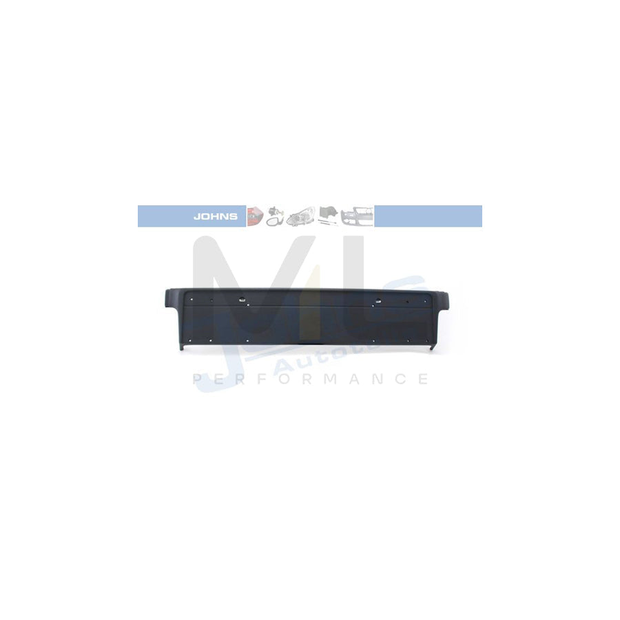 JOHNS 20 16 07-3 Number plate holder for BMW 5 Series Front, Black, frameless