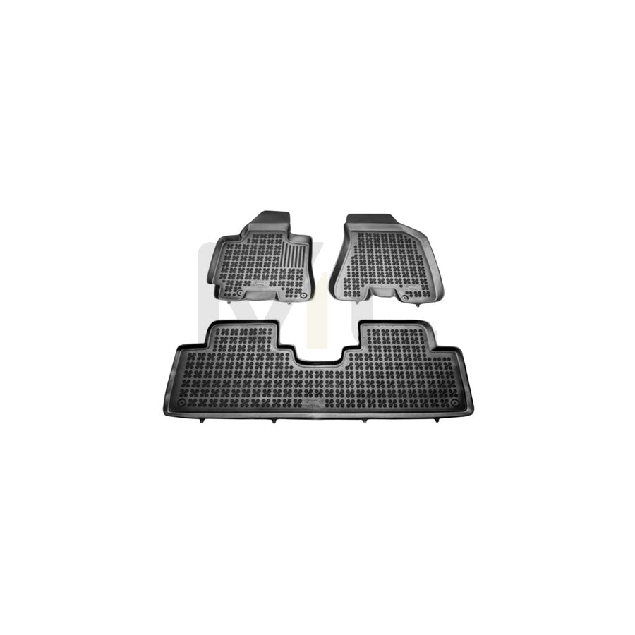 REZAW PLAST Tailored 201604 Floor mat set for HYUNDAI Tucson (JM) Elastomer, Front and Rear, Quantity: 3, Black