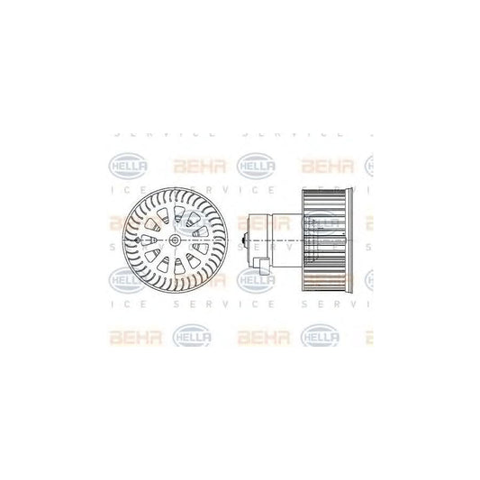 Hella 8EW 009 157-161 Interior Blower