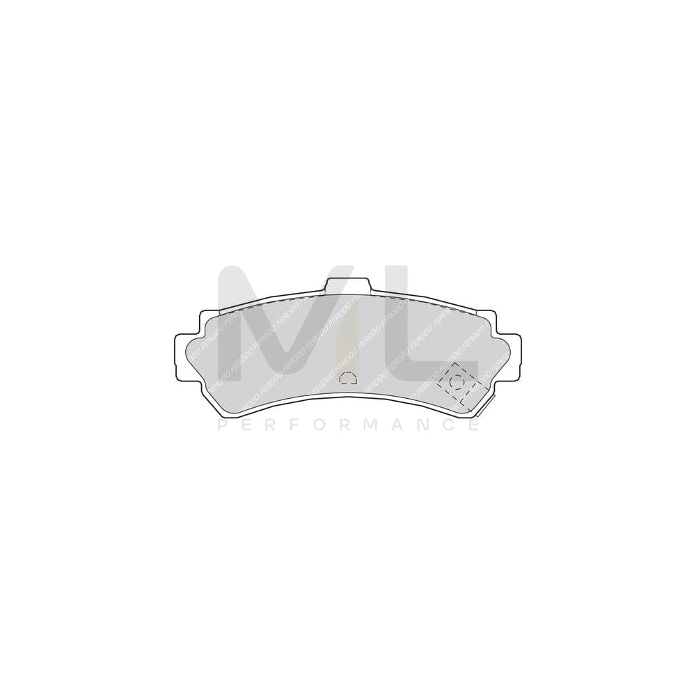 Ferodo Premier FDB1454 Brake Pad Set for Nissan Almera With Acoustic Wear Warning
