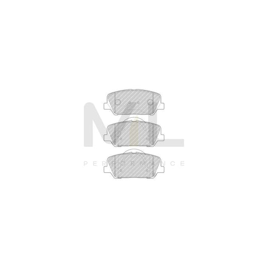 Ferodo FDB4984 Brake Pad Set With Acoustic Wear Warning, With Accessories