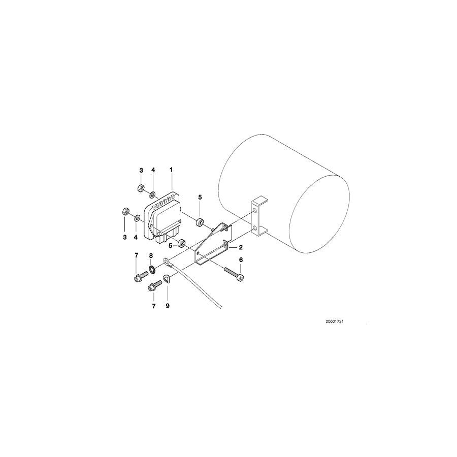 Genuine BMW 12142325293 Spacer (Inc. R 100 GS, R 100 R & R 65 RT)