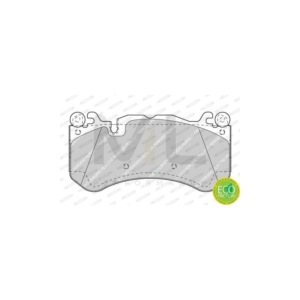 Ferodo Premier Eco Friction FDB4373 Brake Pad Set Prepared for Wear Indicator, Without Accessories