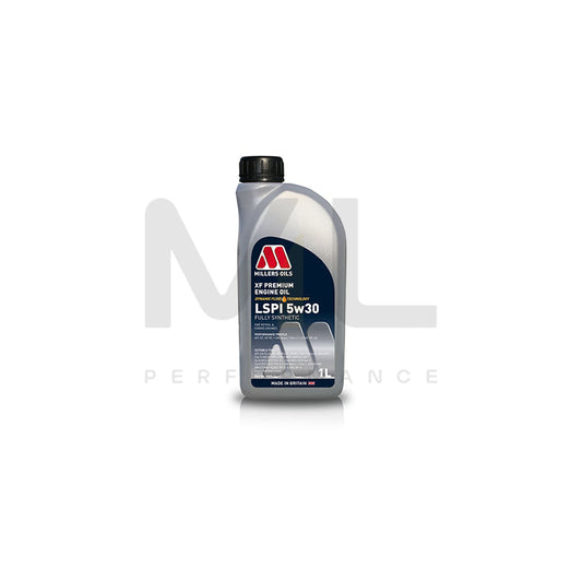 Millers Oils XF Premium LSPI 5W-30 Fully Synthetic Engine Oil 1l | Engine Oil | ML Car Parts UK | ML Performance