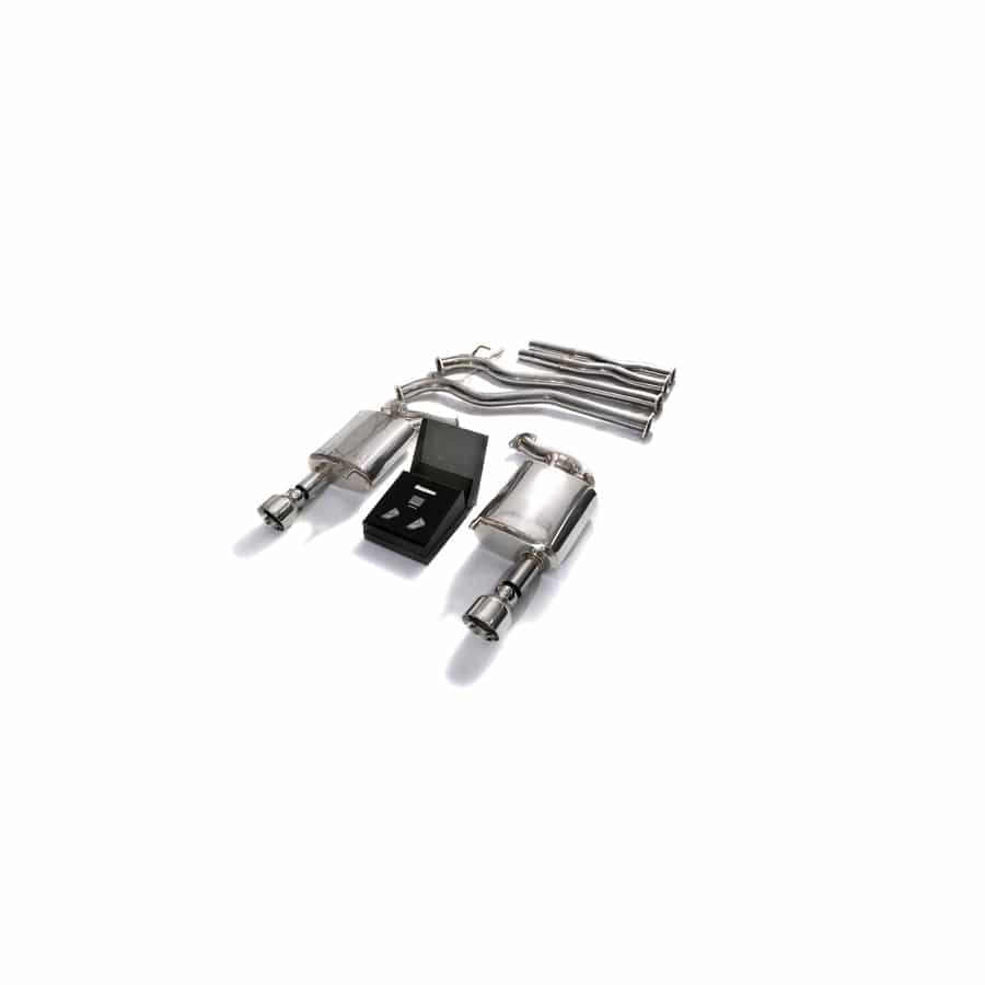 Armytrix FDM65-DS33C Valvetronic Exhaust System Ford Mustang GT Coyote 5.0L V8 2015-2022 with  Dual Chrome 4.5"